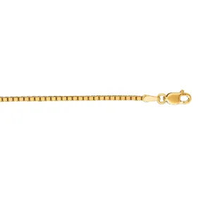 10K Gold 1.4mm Classic Box Chain