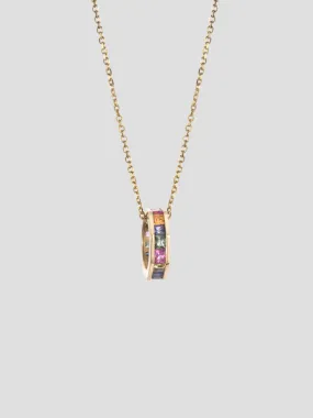 14K Yellow Gold Rainbow Otto Necklace