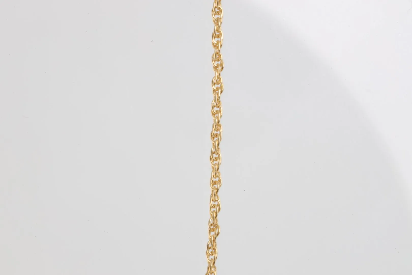 20'' 14k Yellow Gold 0.40tcw Diamond Pendant Necklace (2.55g.)