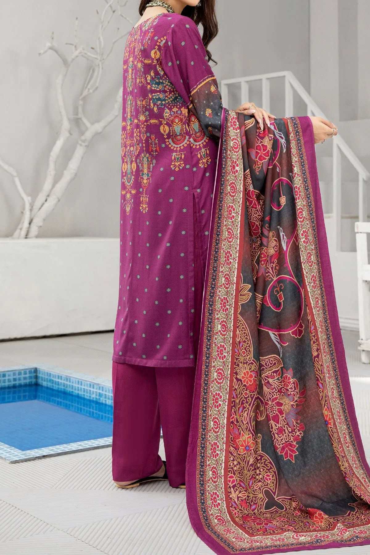 3 PIECE DIGITAL PRINT LINEN  | DPL-154