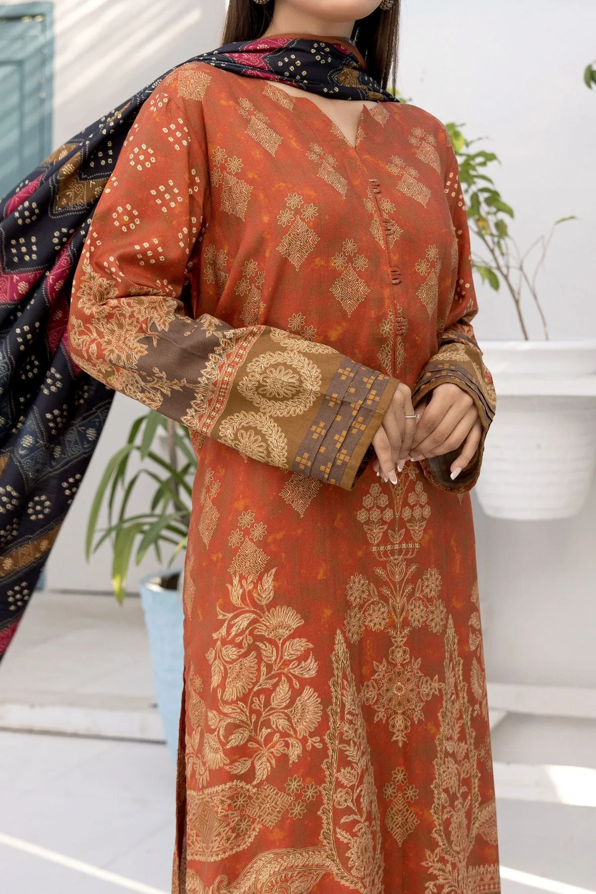 3 PIECE DIGITAL PRINT LINEN  | DPL-167