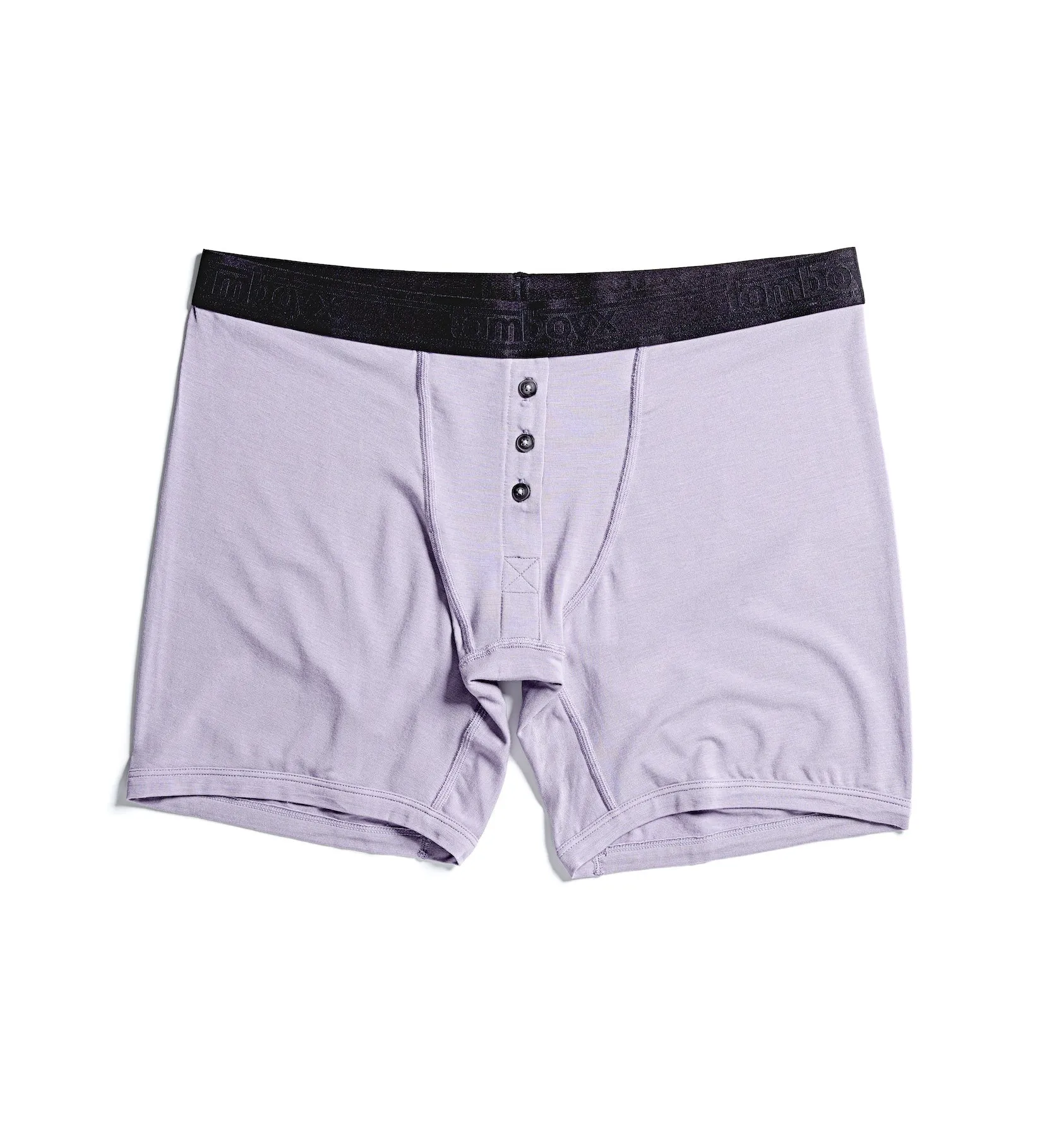 6" Fly Boxer Briefs - TENCEL™ Modal Lavender Gray