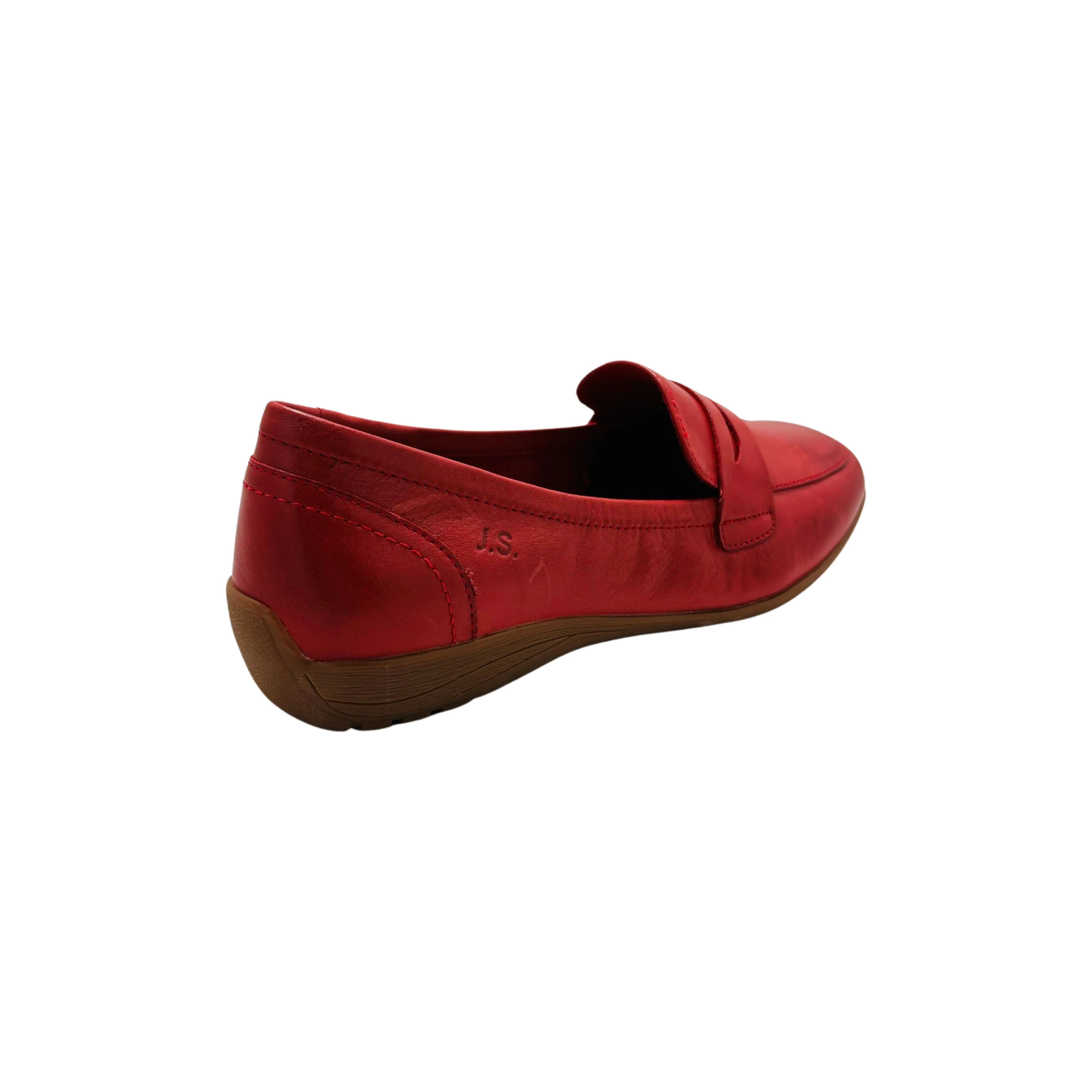 74822 Red Leather Loafer