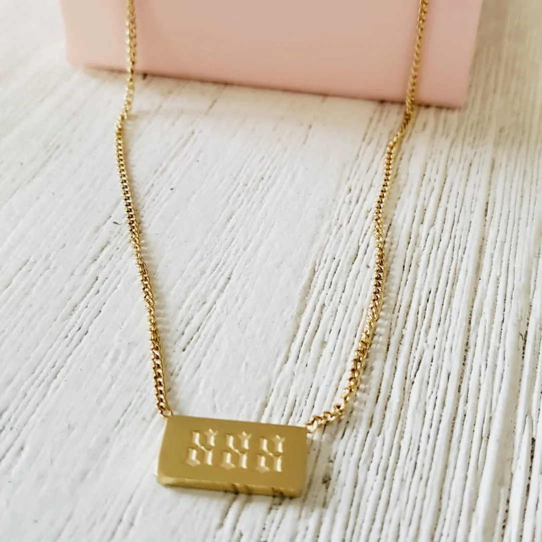 Angel Numbers Necklace