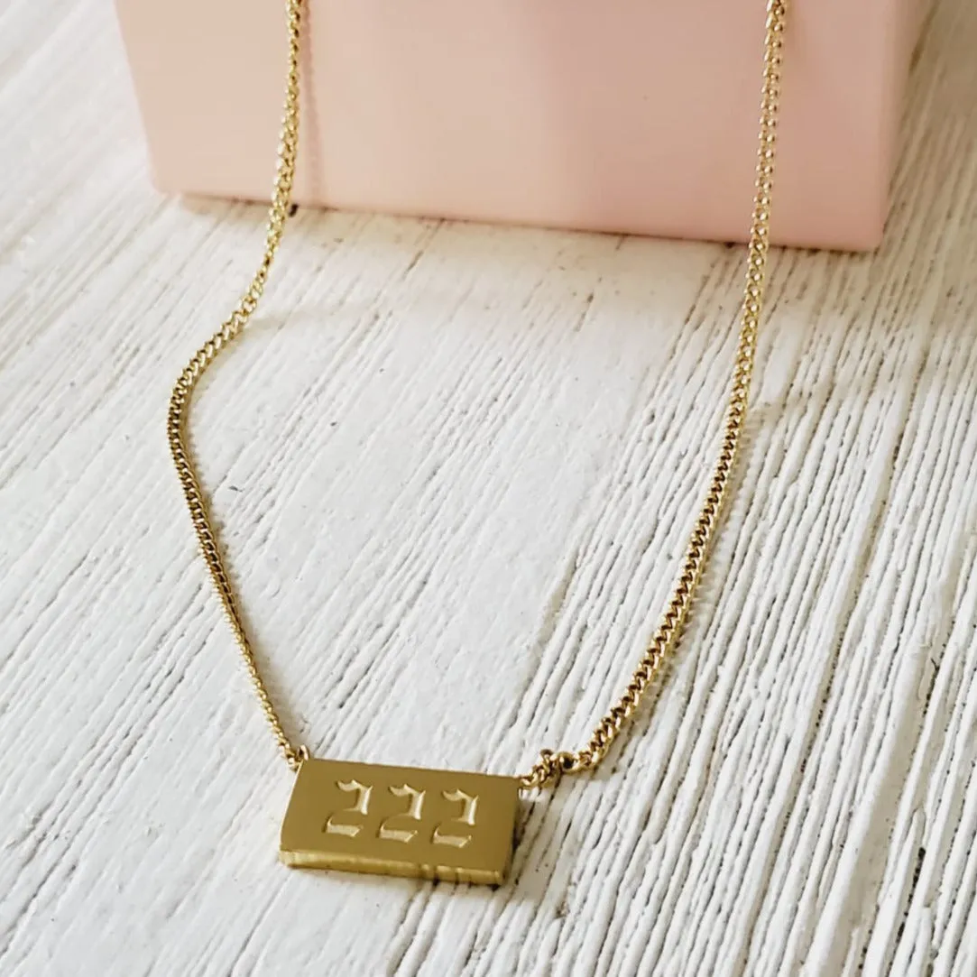 Angel Numbers Necklace