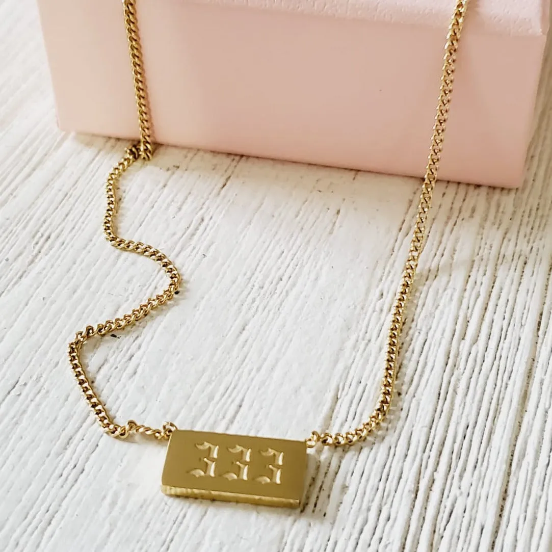 Angel Numbers Necklace