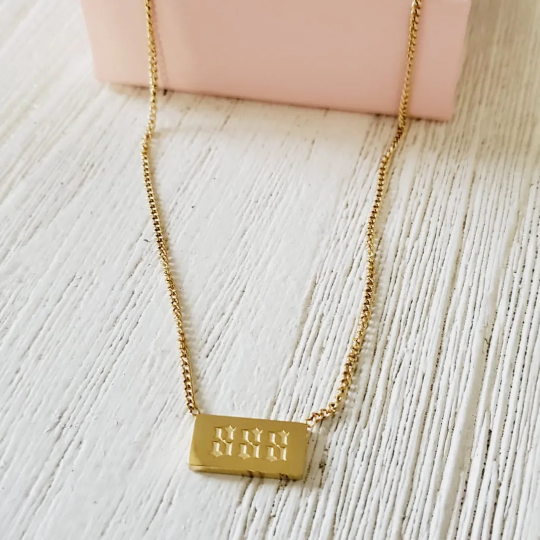 Angel Numbers Necklace