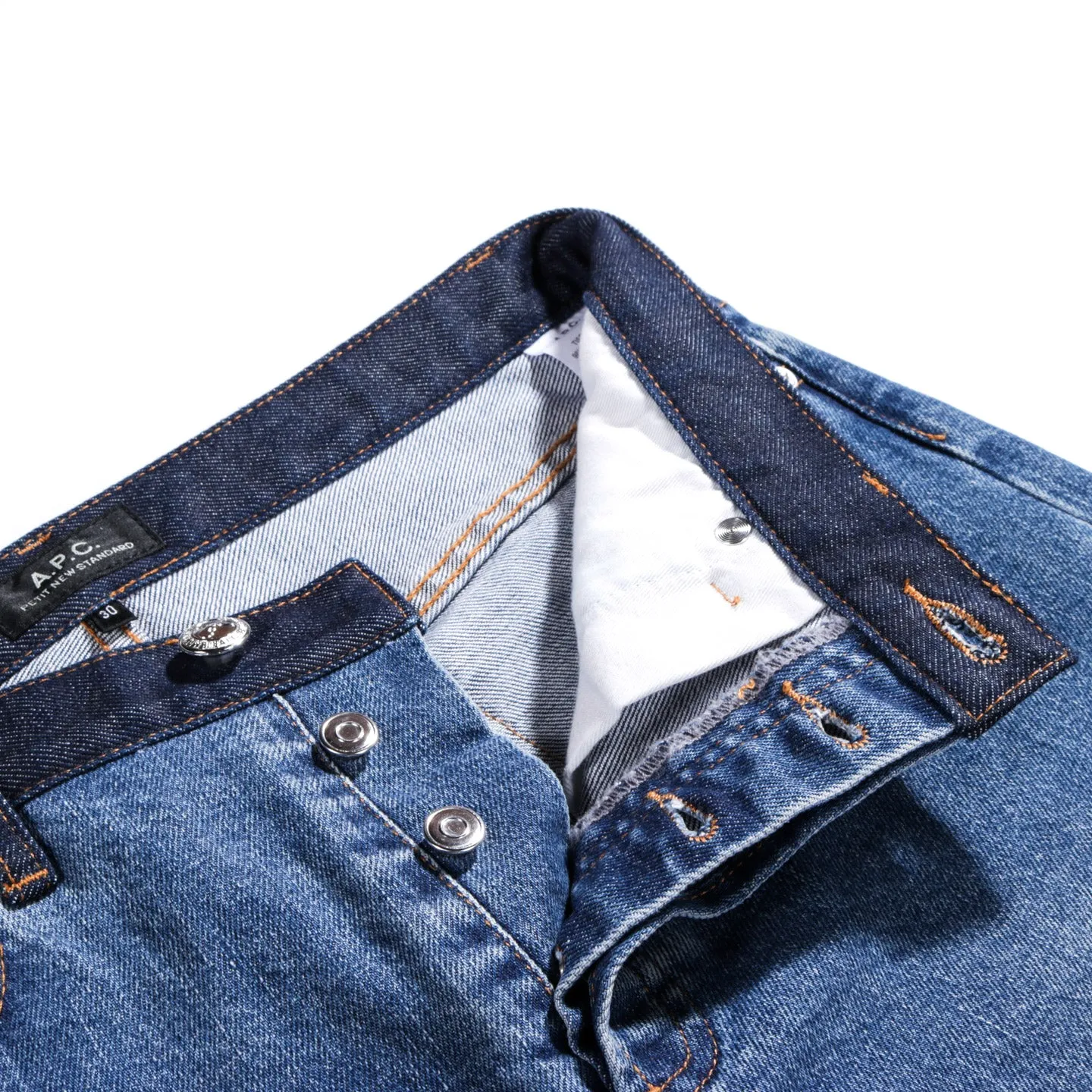 A.P.C. PETIT NEW STANDARD STONEWASH INDIGO