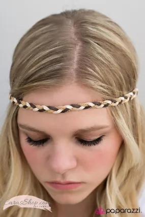 Canyon Cabana Brown Hippie Headband - Paparazzi Accessories