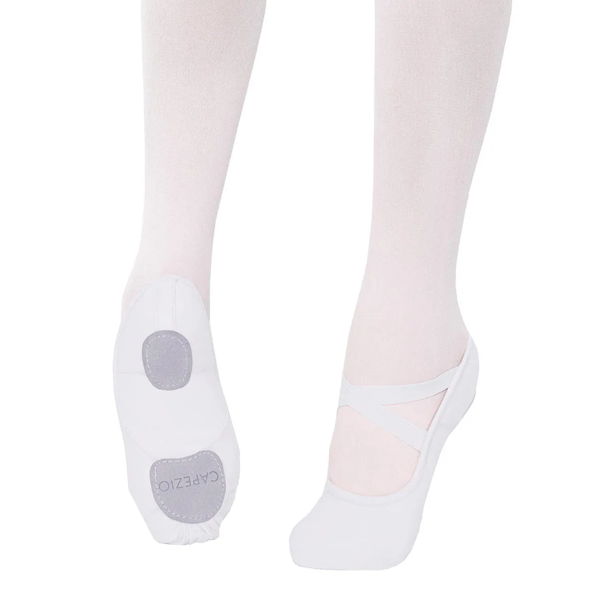 Capezio Adult Hanami Stretch Canvas Ballet Slippers - White