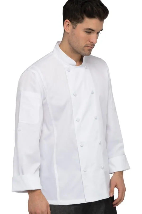 Chef Works Bowden Cool Vent Roll Up Sleeves Chef Coat