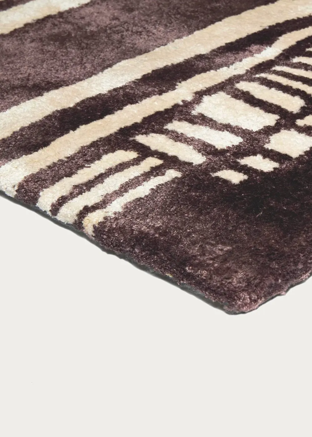 Chocolate/Vanilla Battenberg Rug