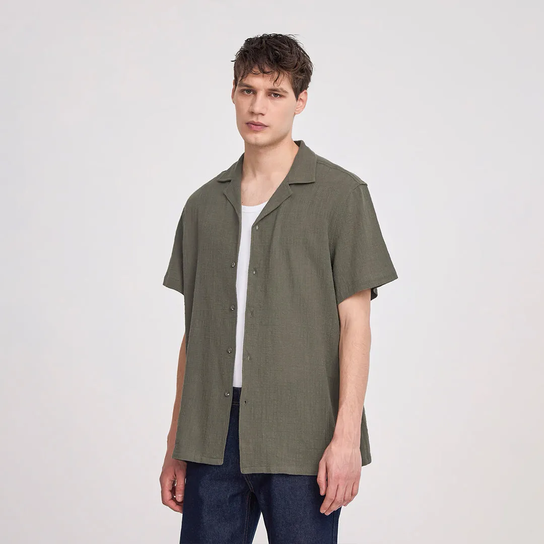 Classic Collar Short Sleeve Shirt