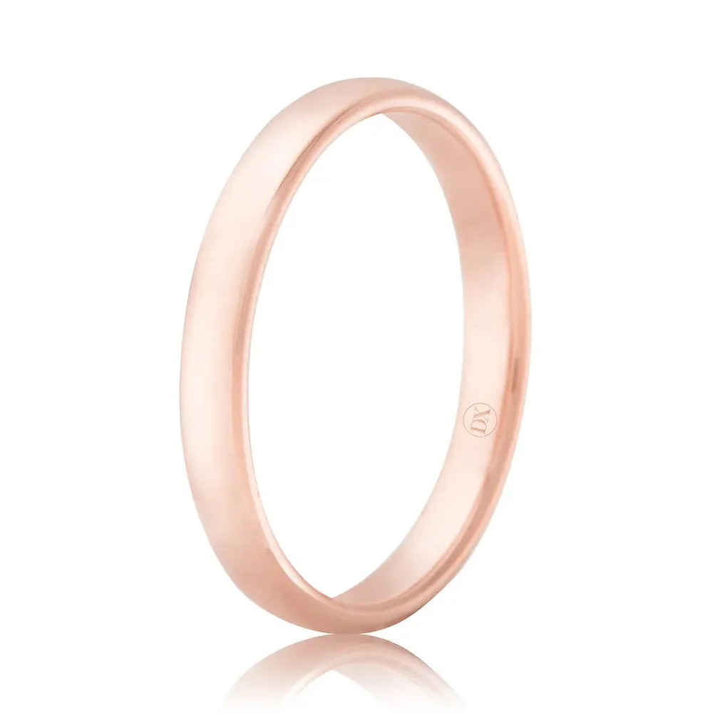 Classic Comfort 2mm - 18ct Rose Gold