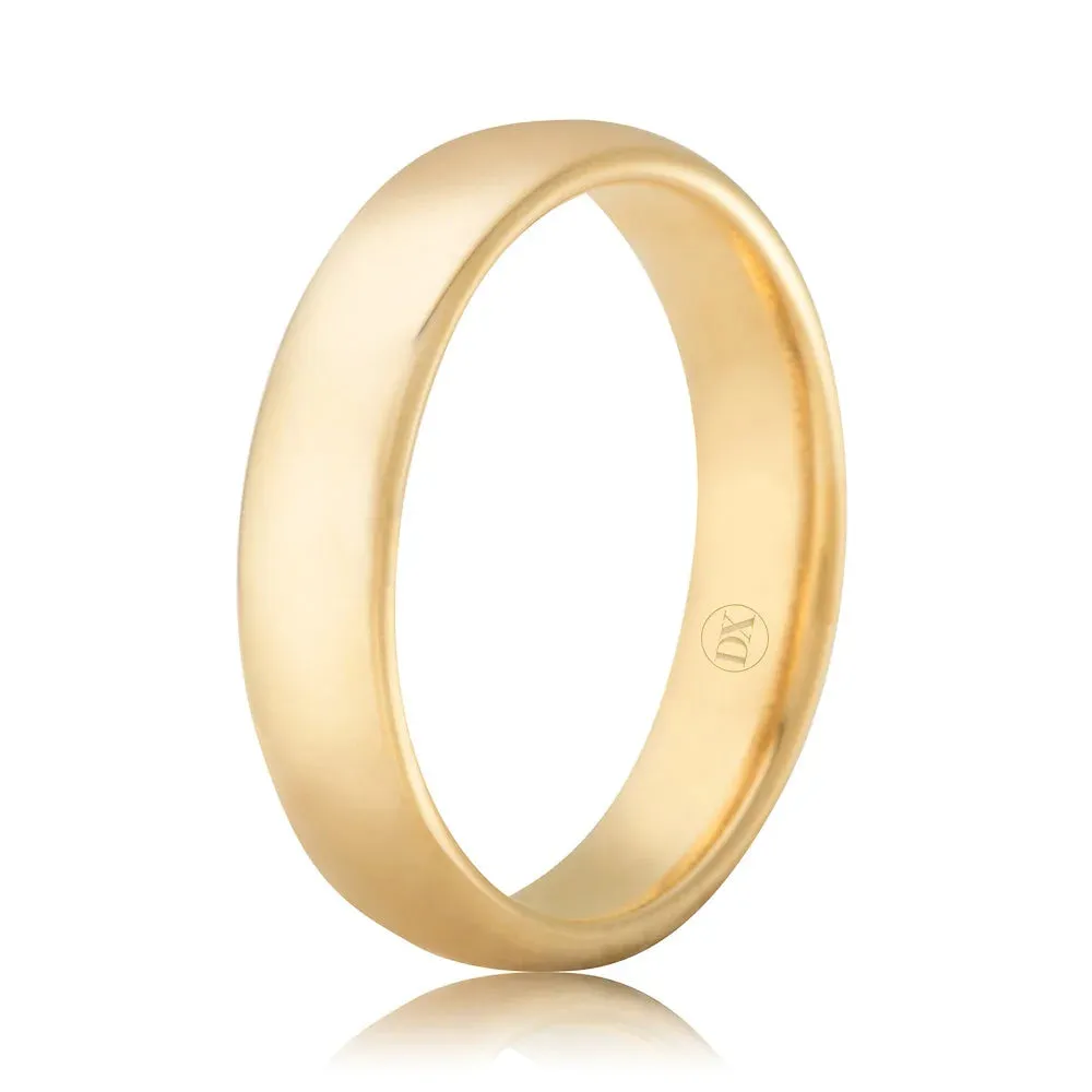 Classic Comfort 4mm - 9ct Yellow Gold