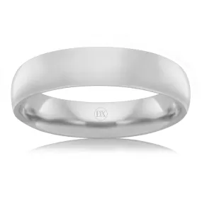 Classic Comfort 5mm - 9ct White Gold