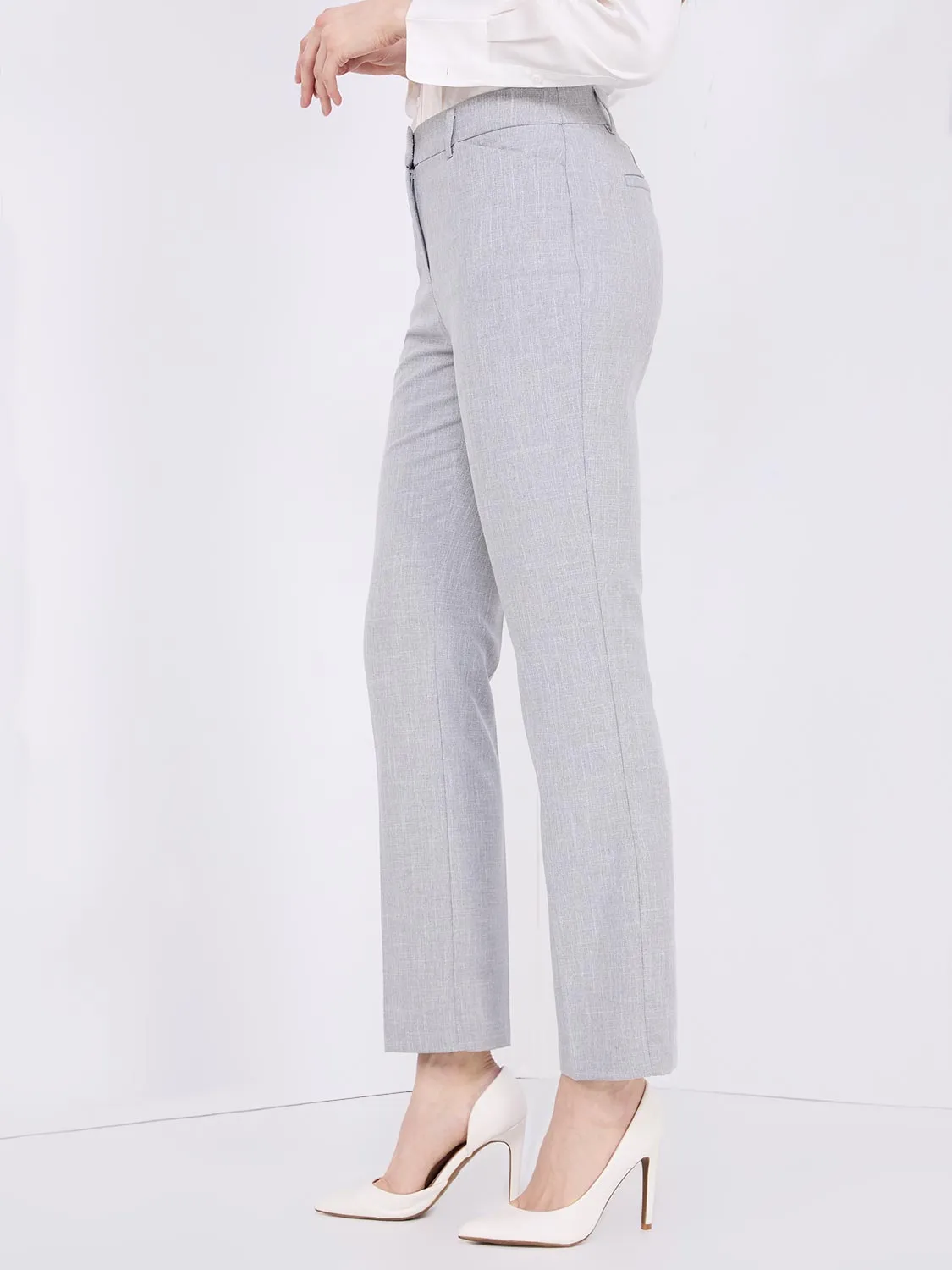 Classic Rise Straight-Leg Trousers