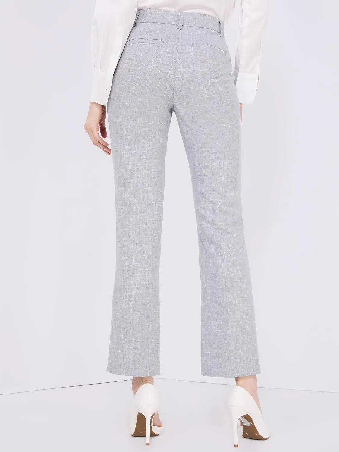 Classic Rise Straight-Leg Trousers