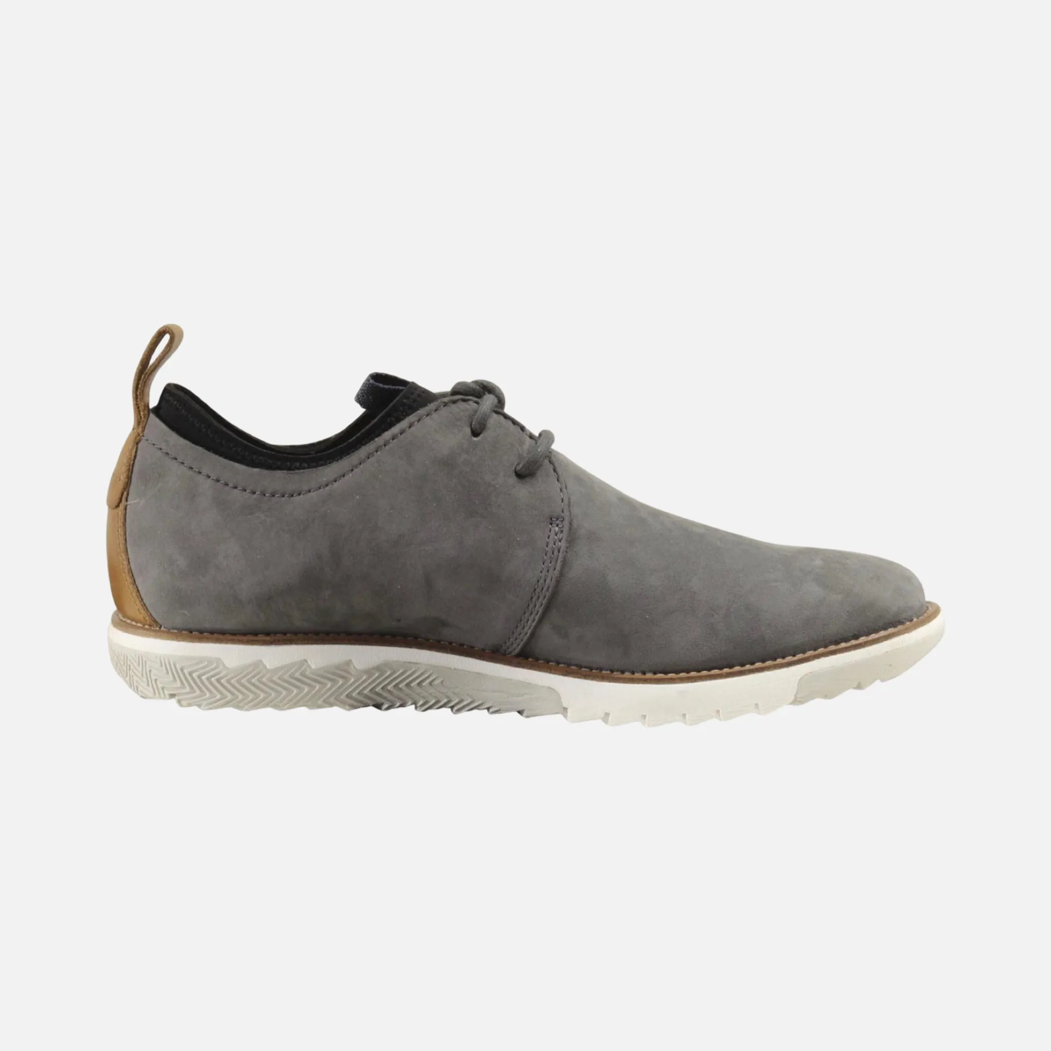 Clearance | Hush Puppies Performance Expert Grey Nubuck Shoe - Ultimate Comfort