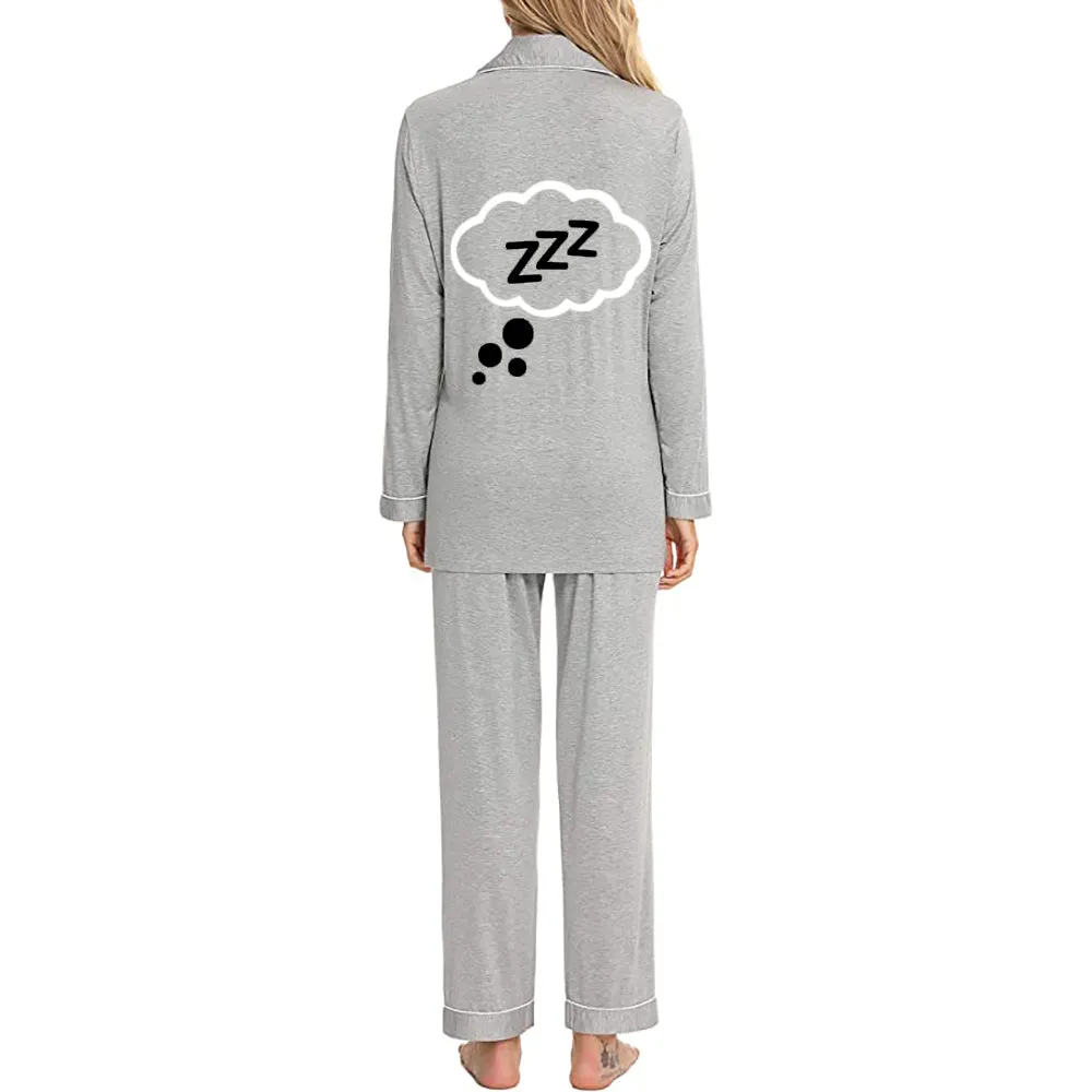 Cloud Pajama Set Bamboo L/S