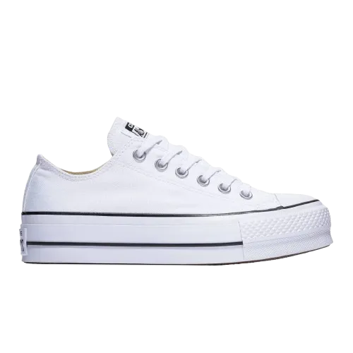 Converse Womens Chuck Taylor All Star Lift Low Top White