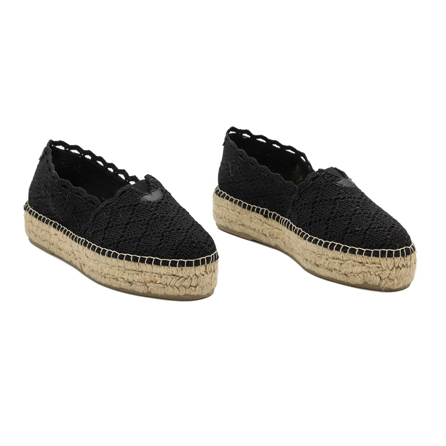 Cotton Blend Flat Espadrilles For Women - Aitana