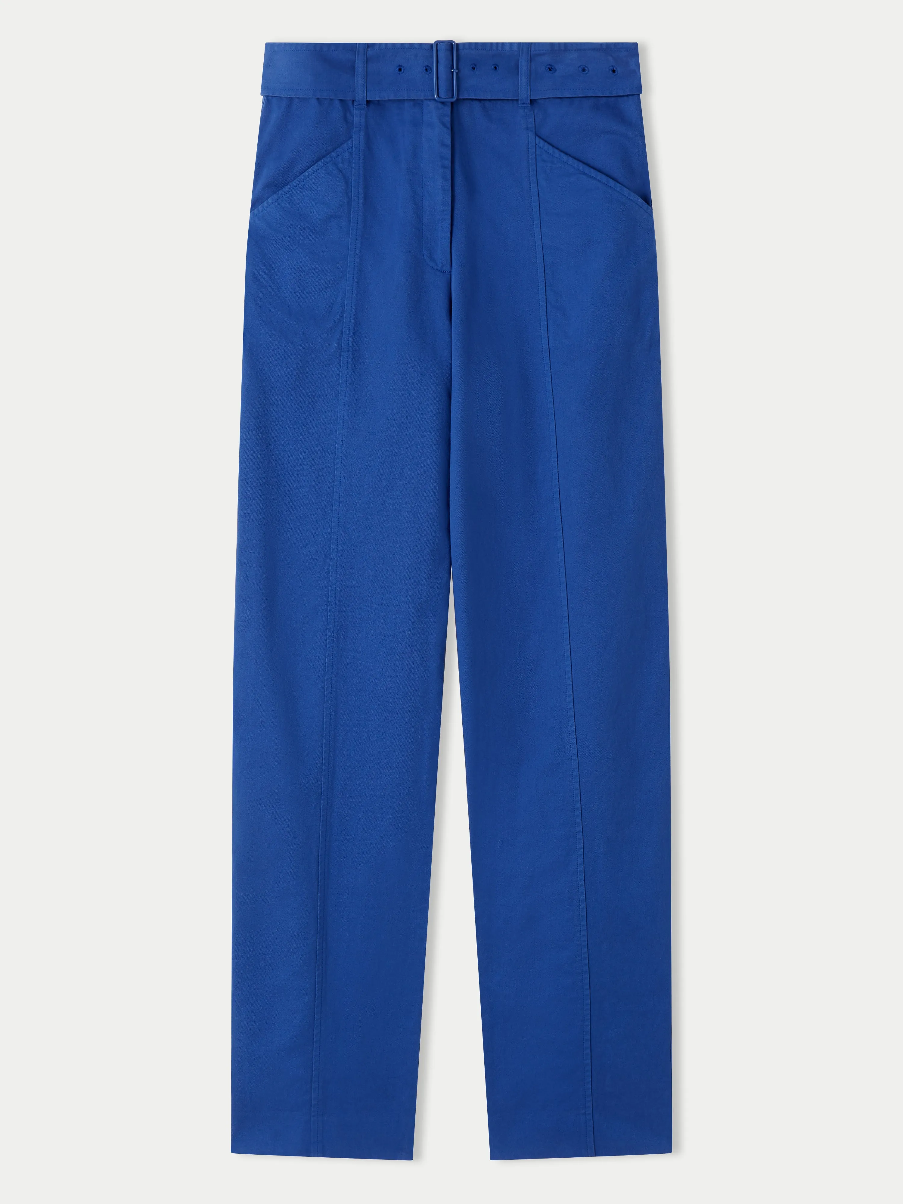 Cotton Hemp Hatton Trouser | Blue