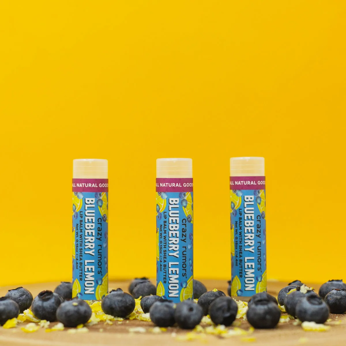 CRAZYRUMORS Blueberry Lemon Lip Balm