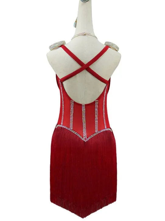 Custom Classy Latin Dance Dress | QY19