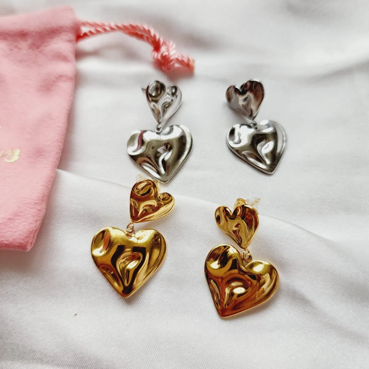 Devi Heart Earrings