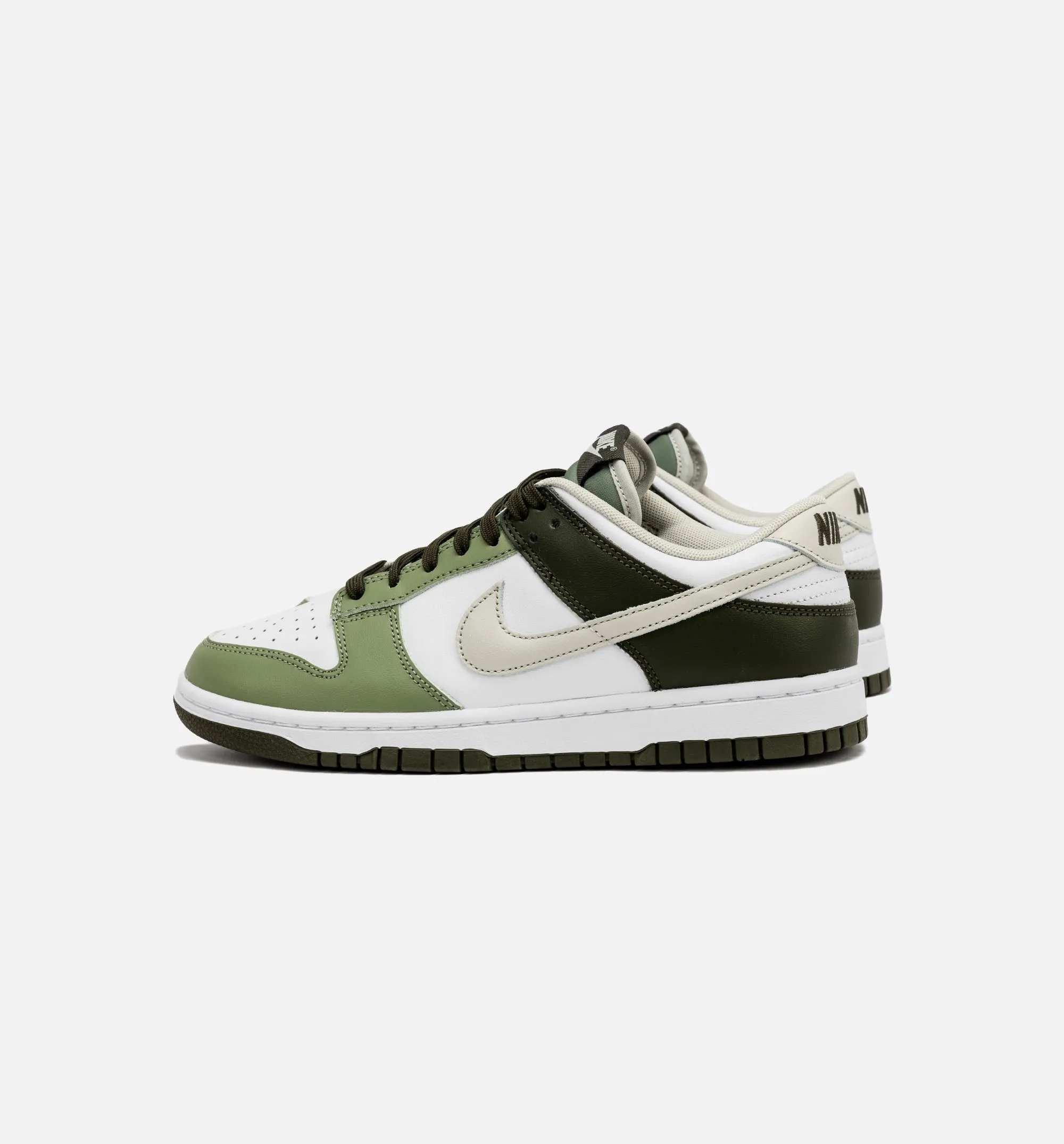 Dunk Low Oil Green Mens Lifestyle Shoe - Light Bone/Oil Green Free Shipping