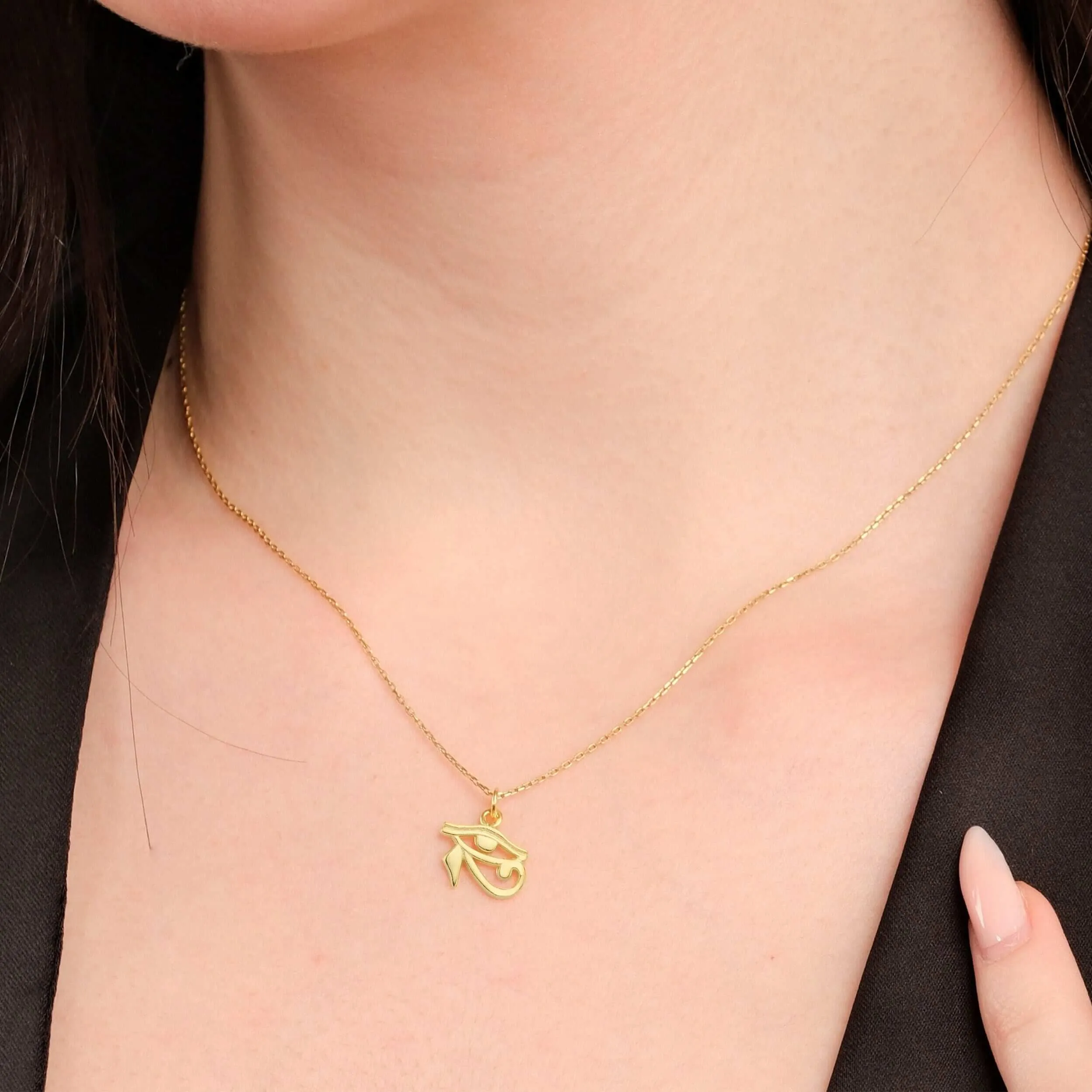 Eye of Ra Necklace| 14K Gold Vermeil