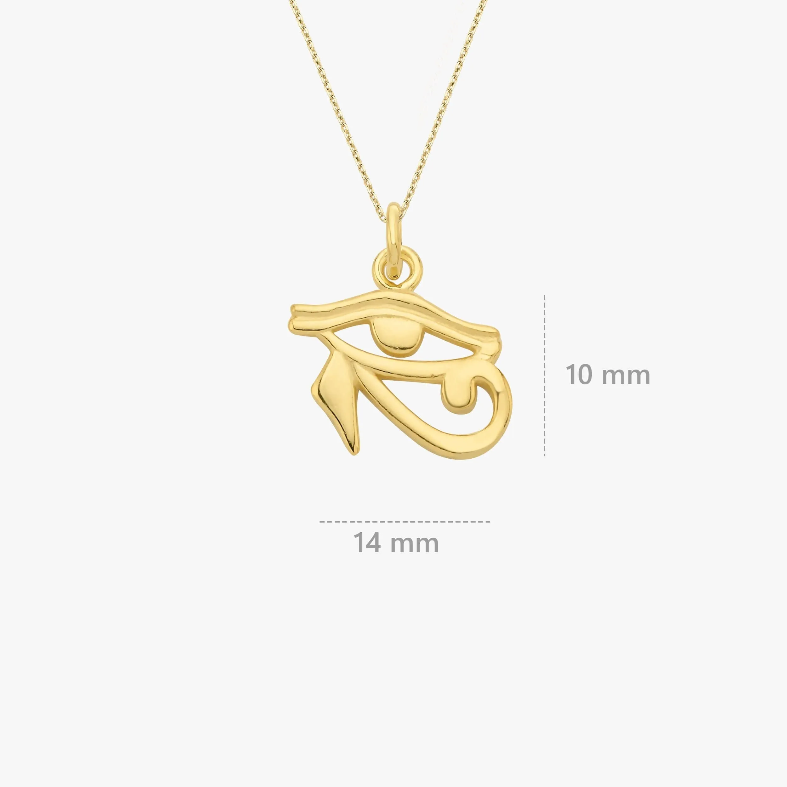 Eye of Ra Necklace| 14K Gold Vermeil