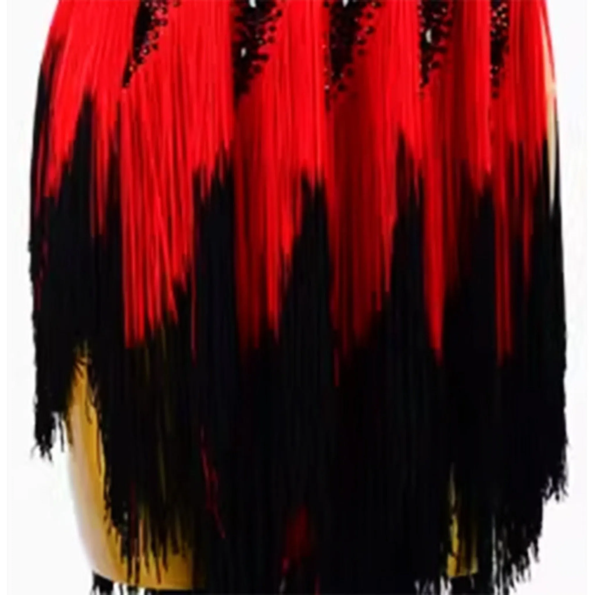 Fiery Affordable Fringed Latin Dress | LQ460