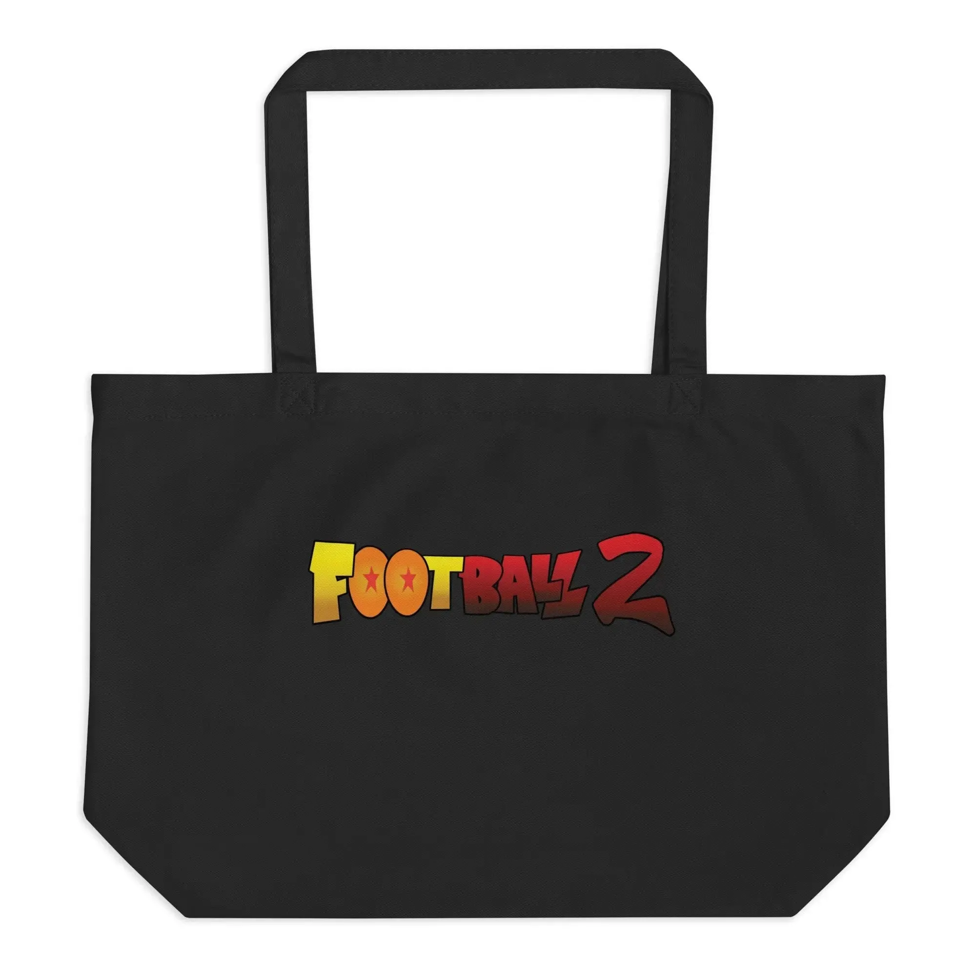 Football 2 Large organic tote bag