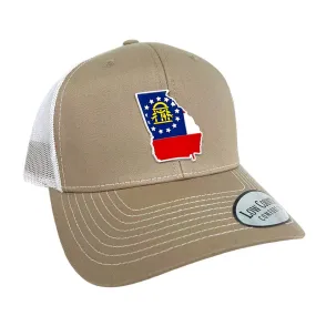 Georgia Patch Trucker in Khaki