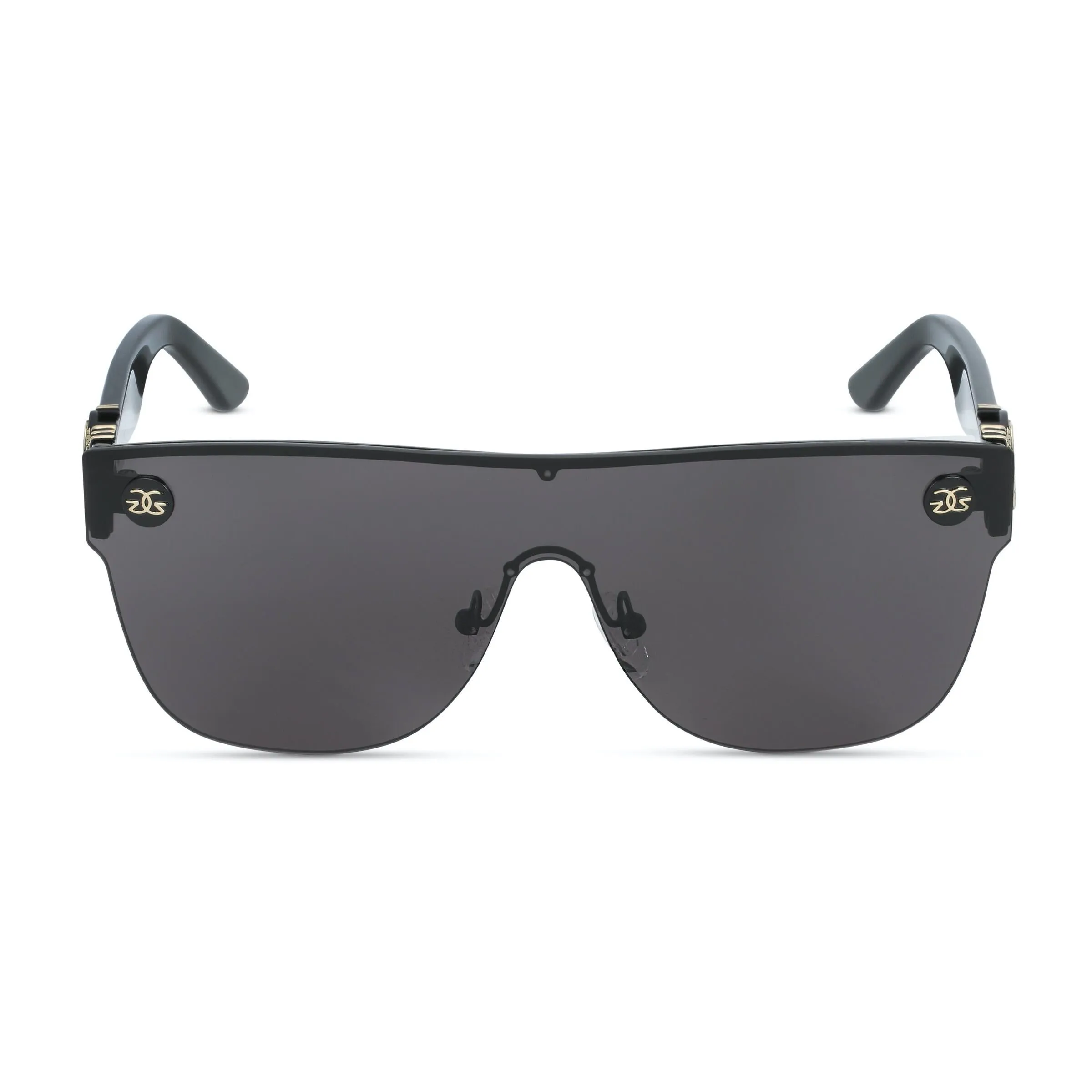 Gold Gods The Cronos Sunglasses - Black w/ Clear Flash