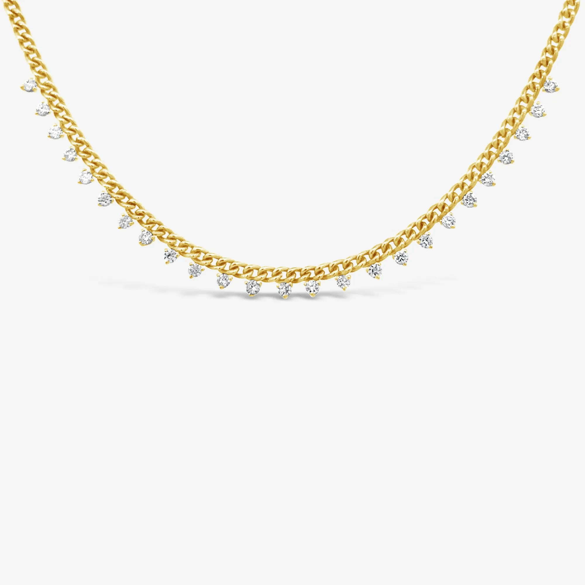 Havana Link 0.90CT Diamond Dangle Necklace