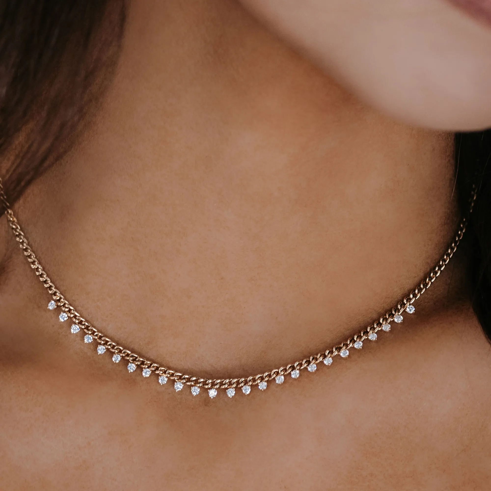 Havana Link 0.90CT Diamond Dangle Necklace