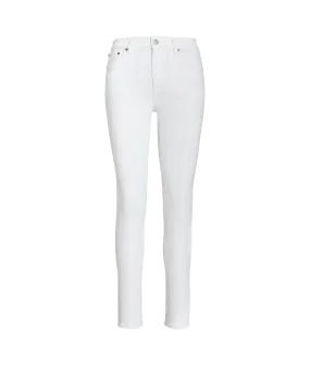 High-rise Skinny Ankle Jean - White