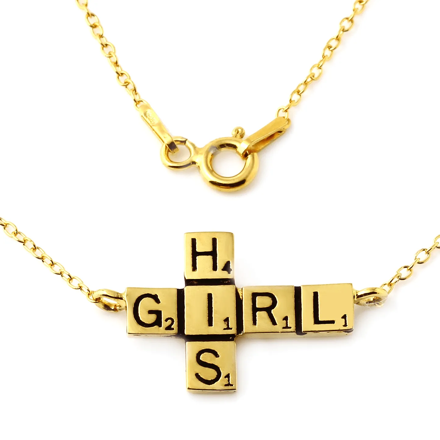 HIS GIRL SCRABBLE Pendant