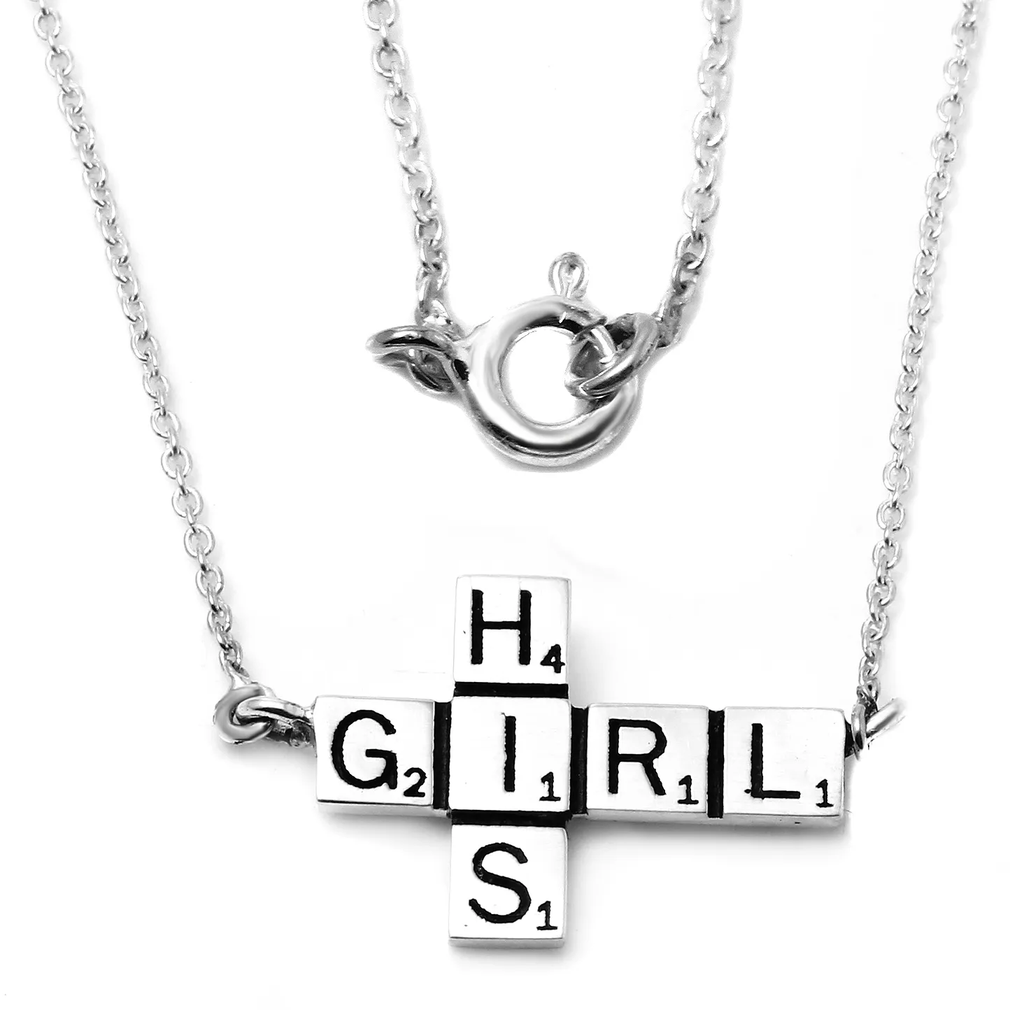 HIS GIRL SCRABBLE Pendant