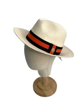 Holland Cooper Brown Genuine Panama Hat UK M