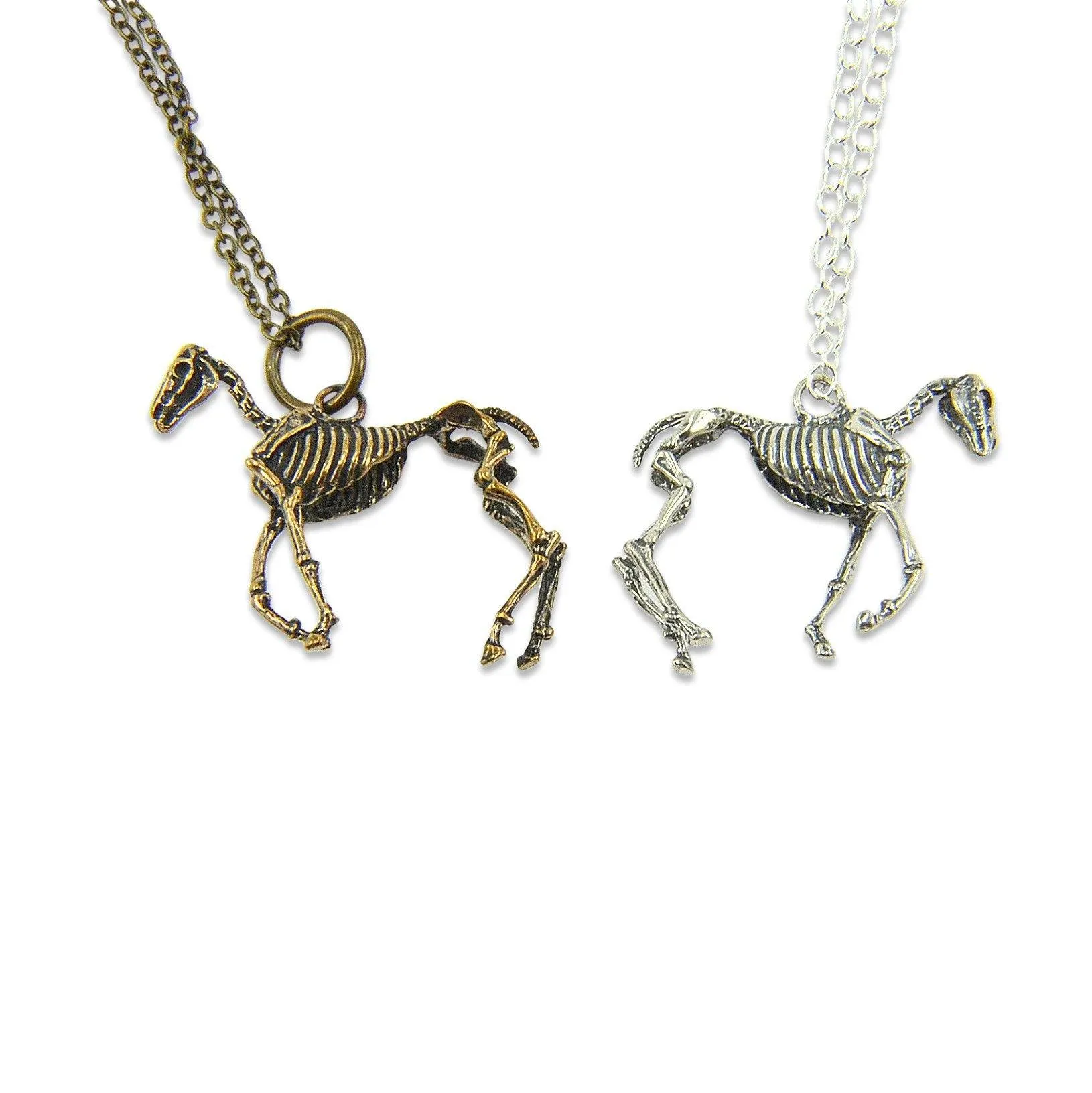 Horse Skeleton Necklace