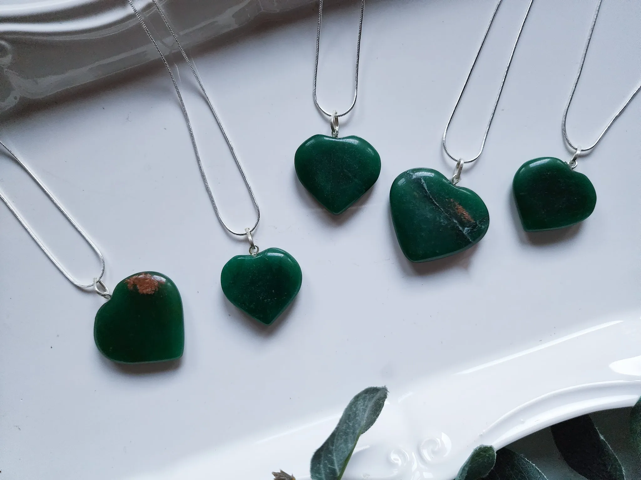 Jade Heart Necklace