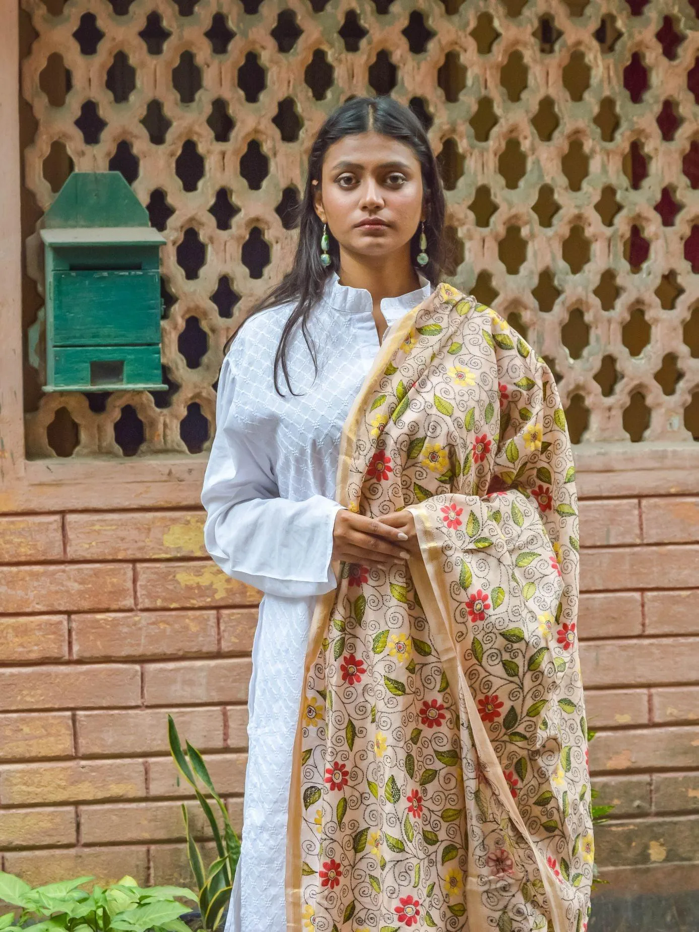 Kaisori Maheswari Kantha dupatta - ShIuli