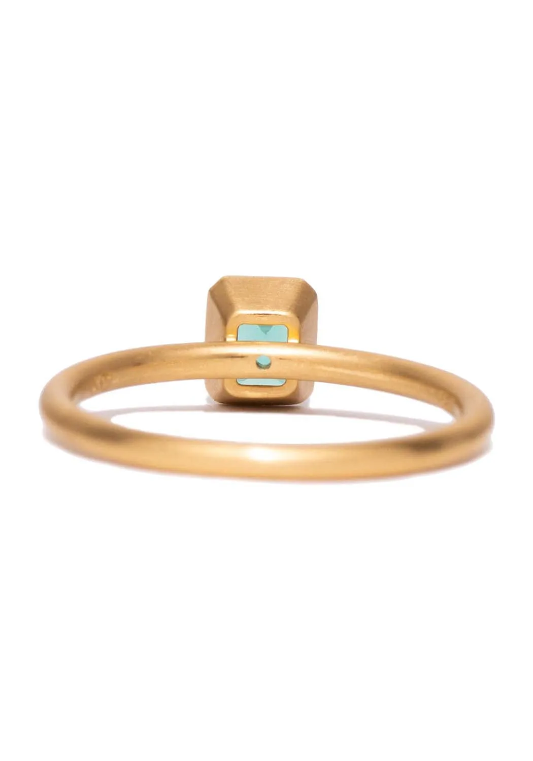 Kimberly Collins Green Tourmaline Yellow Gold Ring