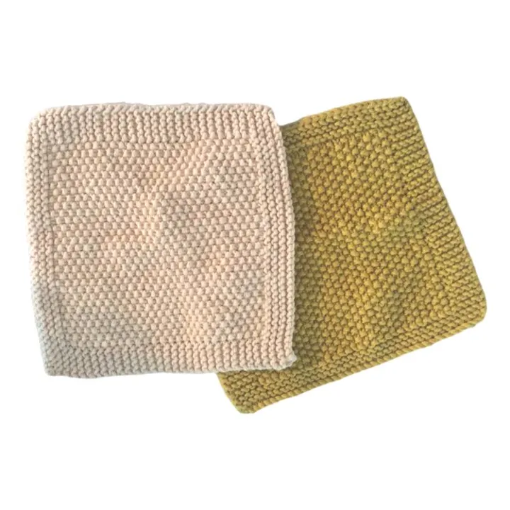 Knitted Cotton Wash Cloths