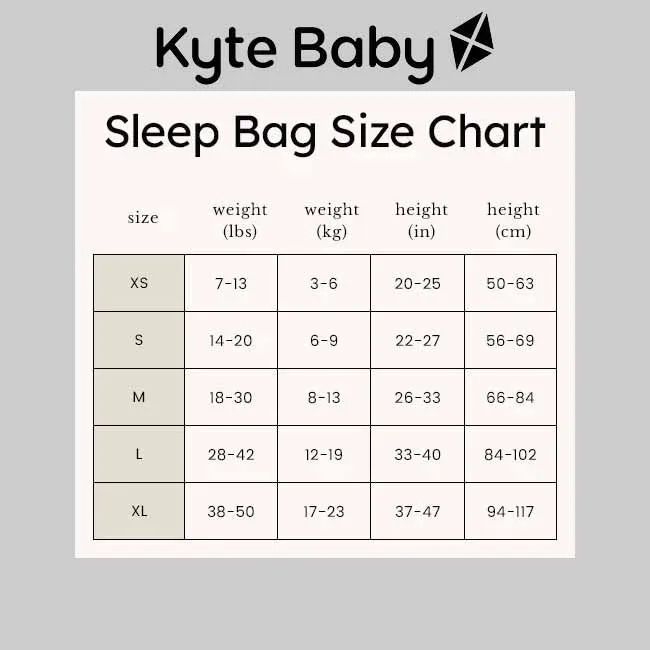 Kyte Baby 1.0 Tog Sleep Bag in Dusty Blue