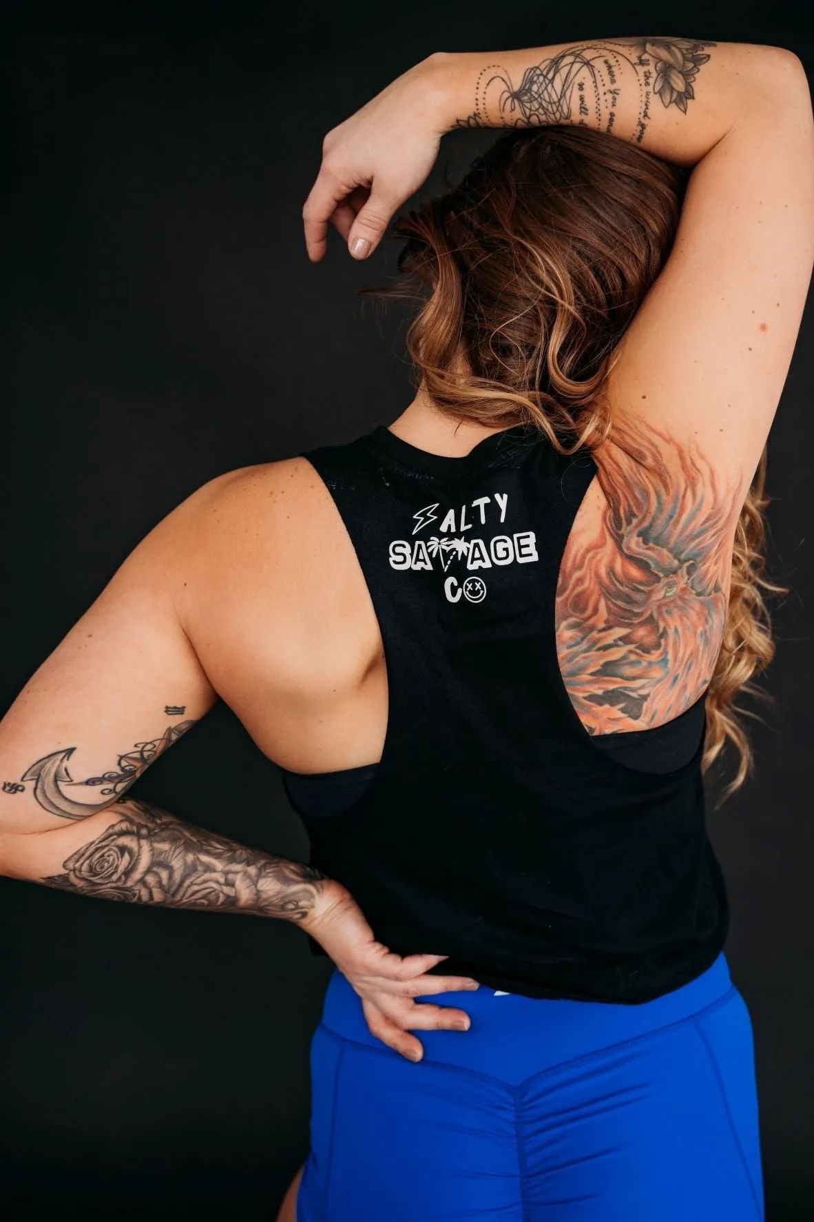 Ladies "the worst." Flowy Crop Tank